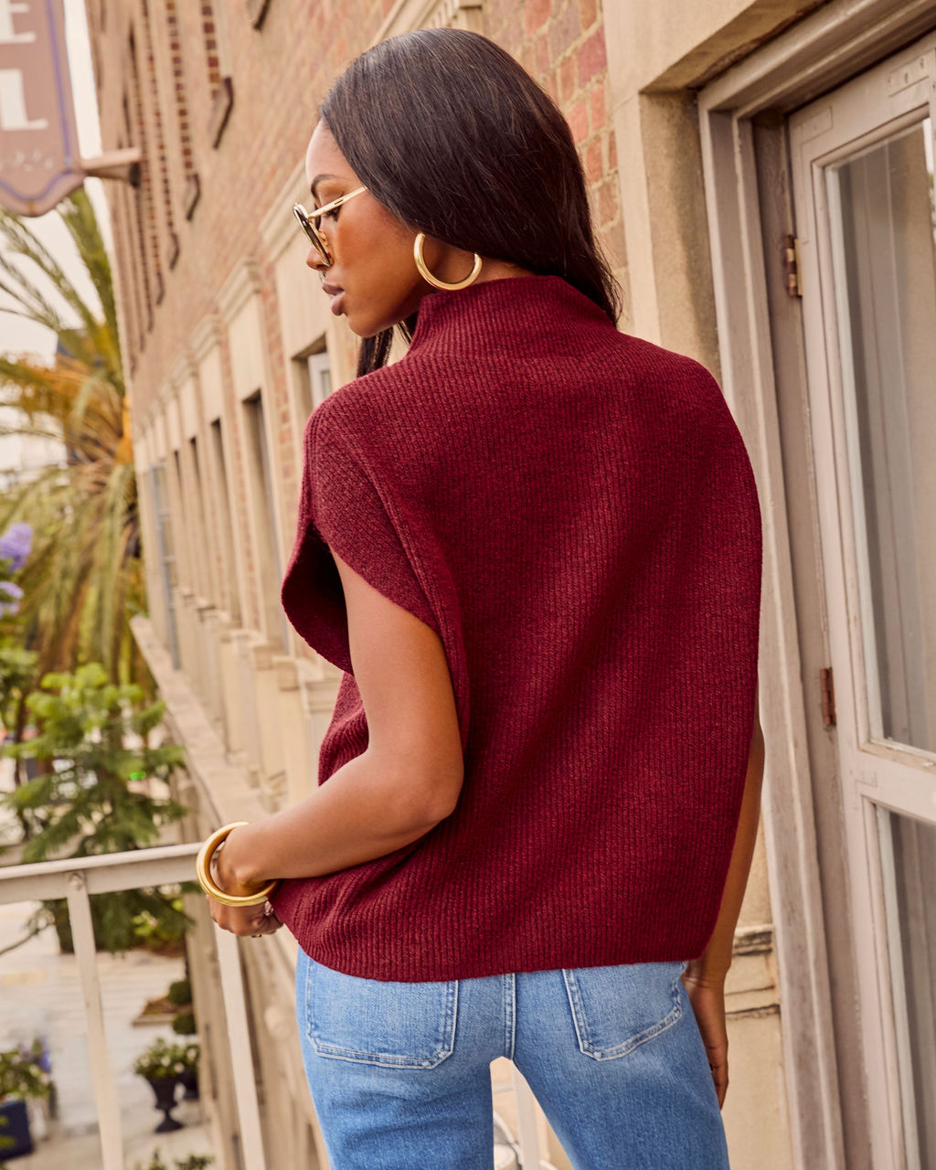 Daily Edition Knit Sleeveless Sweater