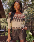 Better Moments Knit Fair Isle Sweater