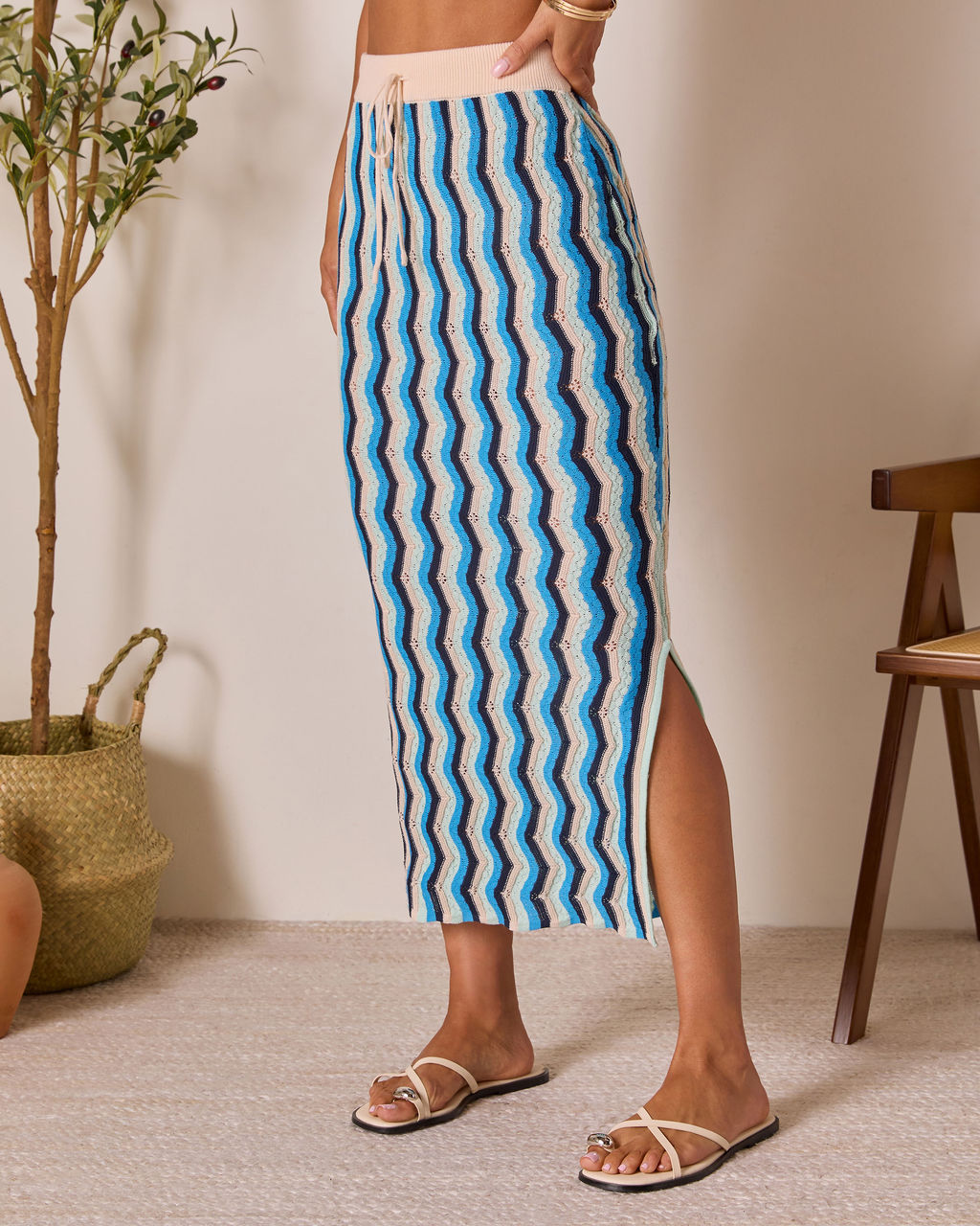 Antarie Knit Maxi Skirt