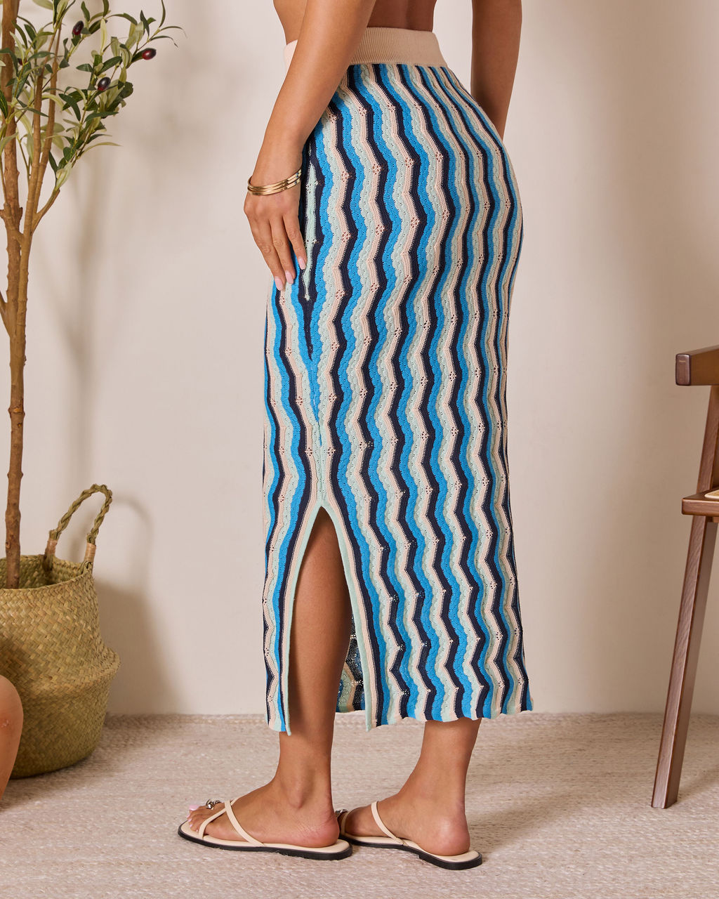 Antarie Knit Maxi Skirt