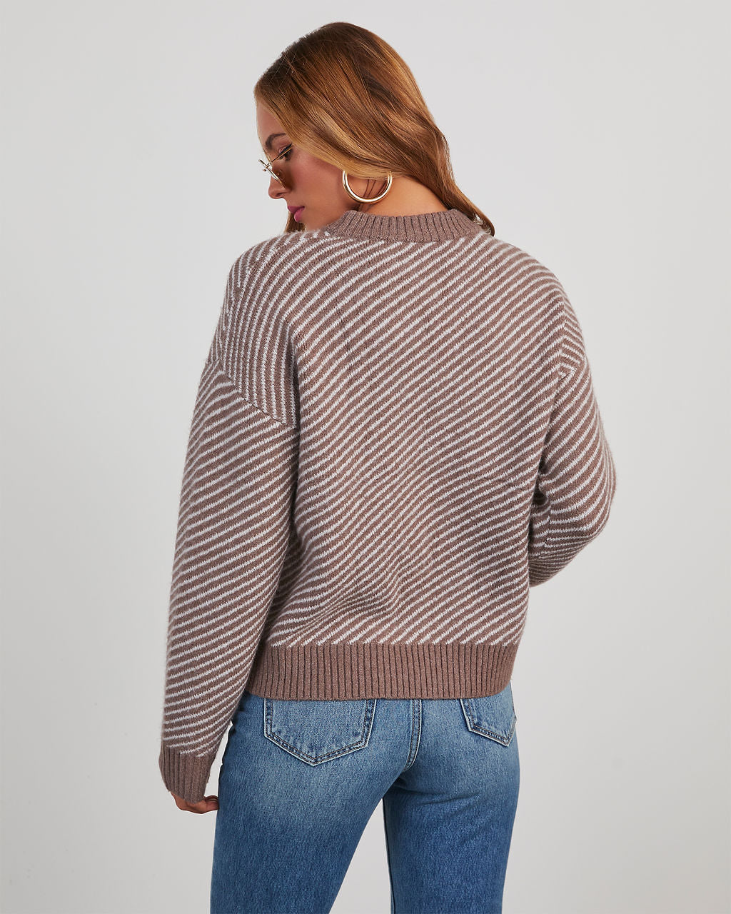 Mallory Striped Crewneck Sweater