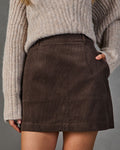 Rhodah Corduroy Mini Skirt