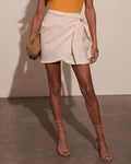 Marisol Wrap Mini Skirt