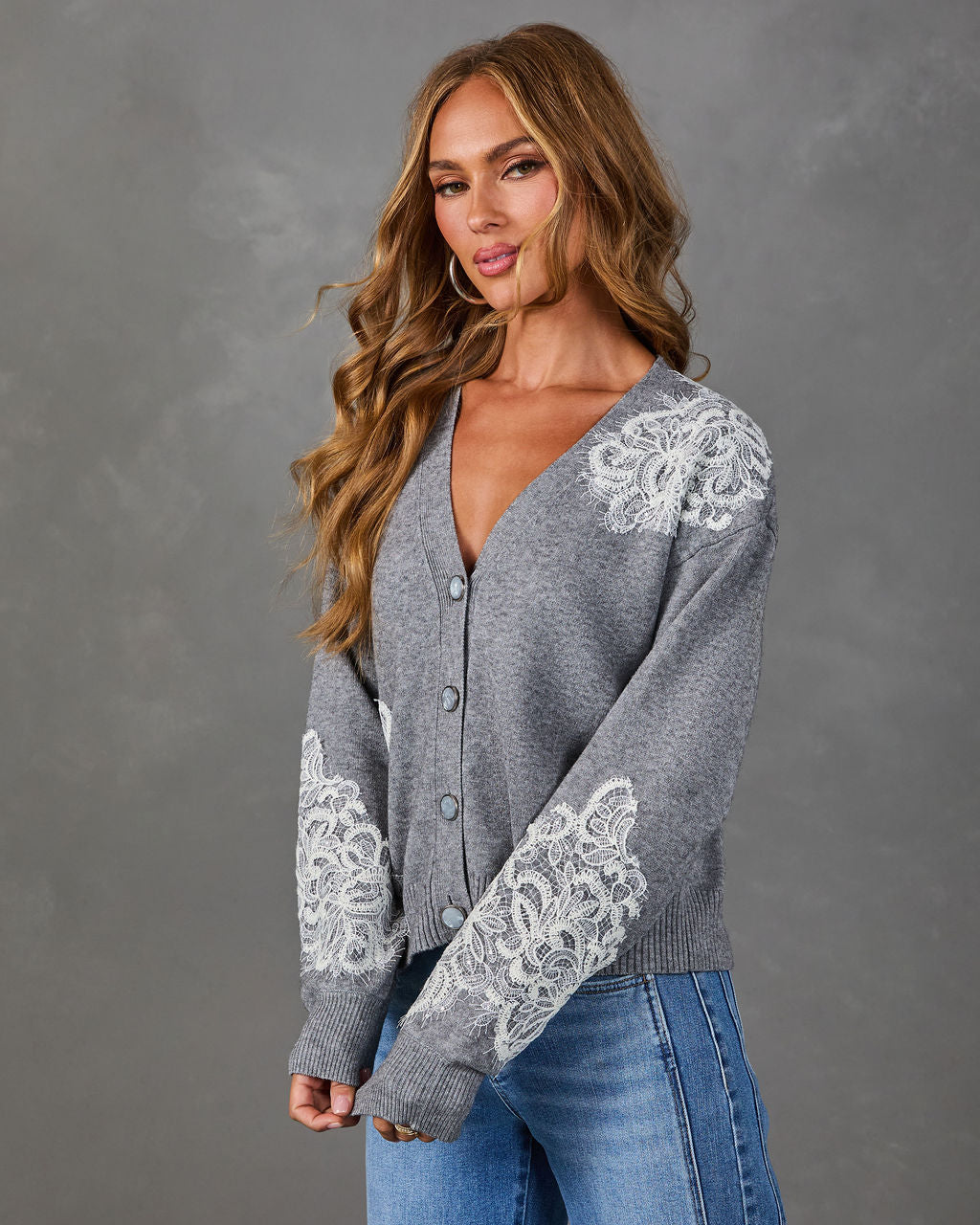 Josaphina Knit Lace Cardigan