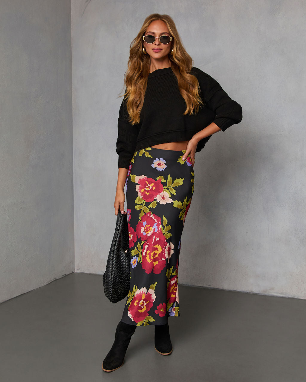 Falling for Fall Printed Maxi Skirt
