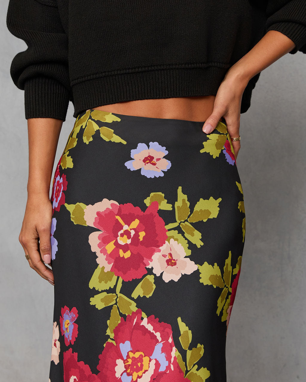 Falling for Fall Printed Maxi Skirt