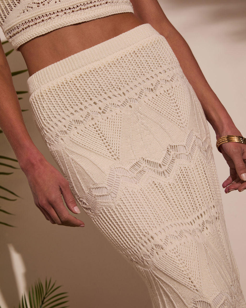 Sip Slow Crochet Maxi Skirt