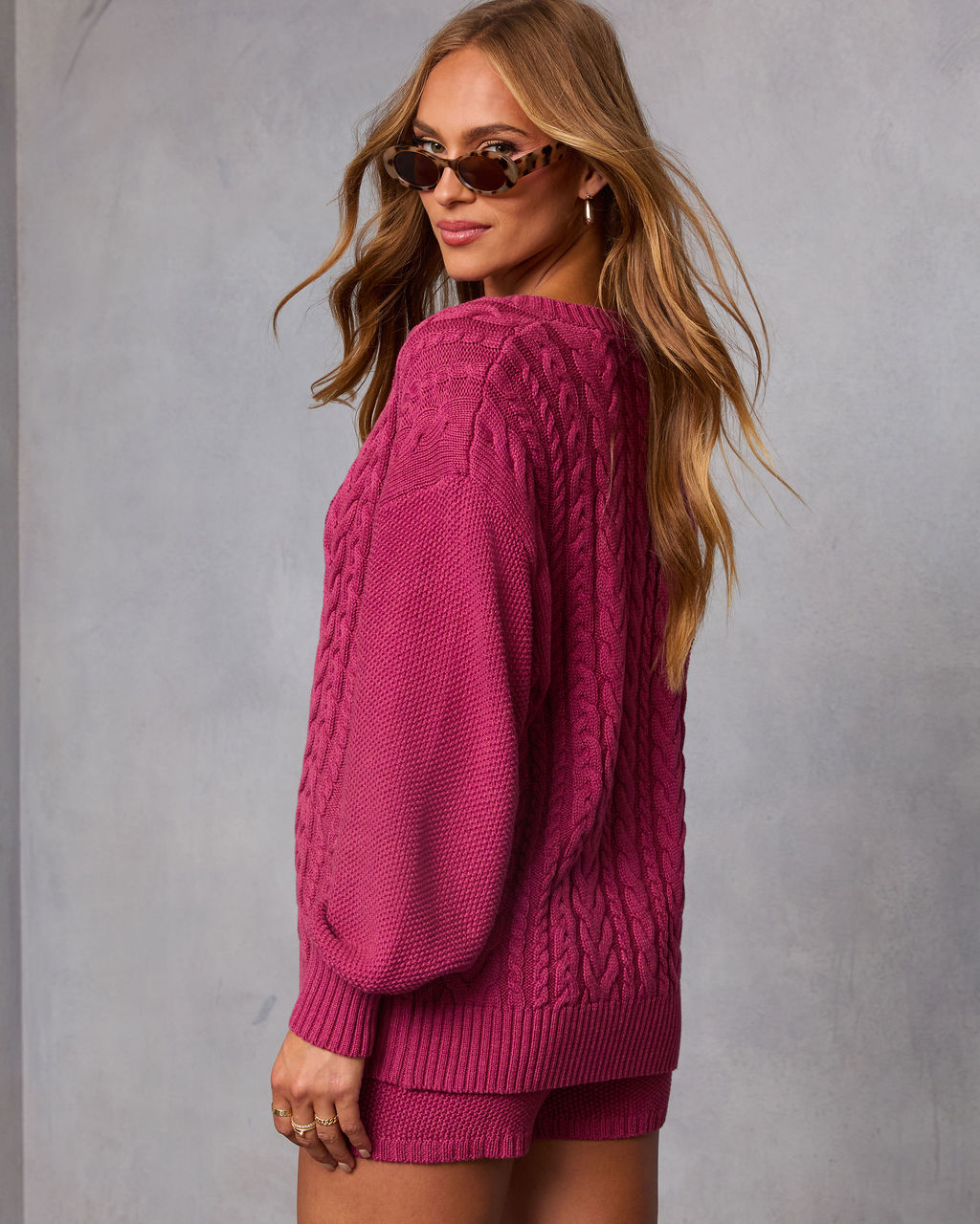 Serene Cable Knit Cardigan