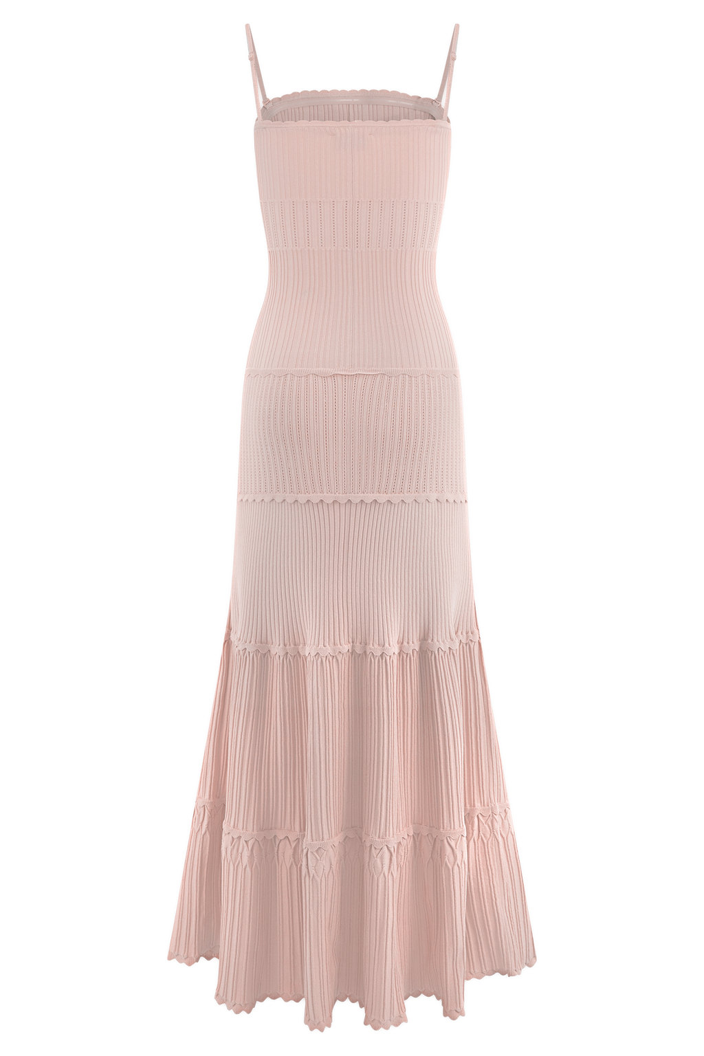 Finley Pointelle Knit Maxi Dress - Baby Pink