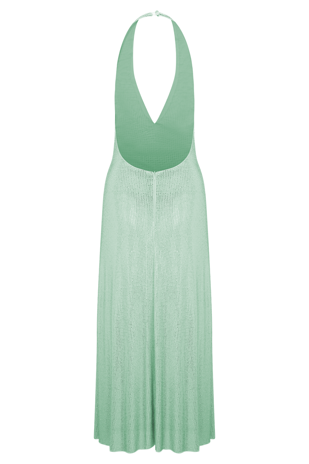 Genie Diamante Halter Midi Dress - Mint