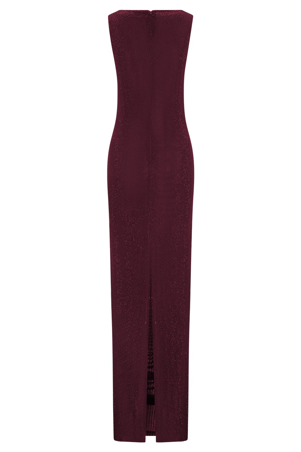 Magnolia Sleeveless Diamante Maxi Dress - Wine