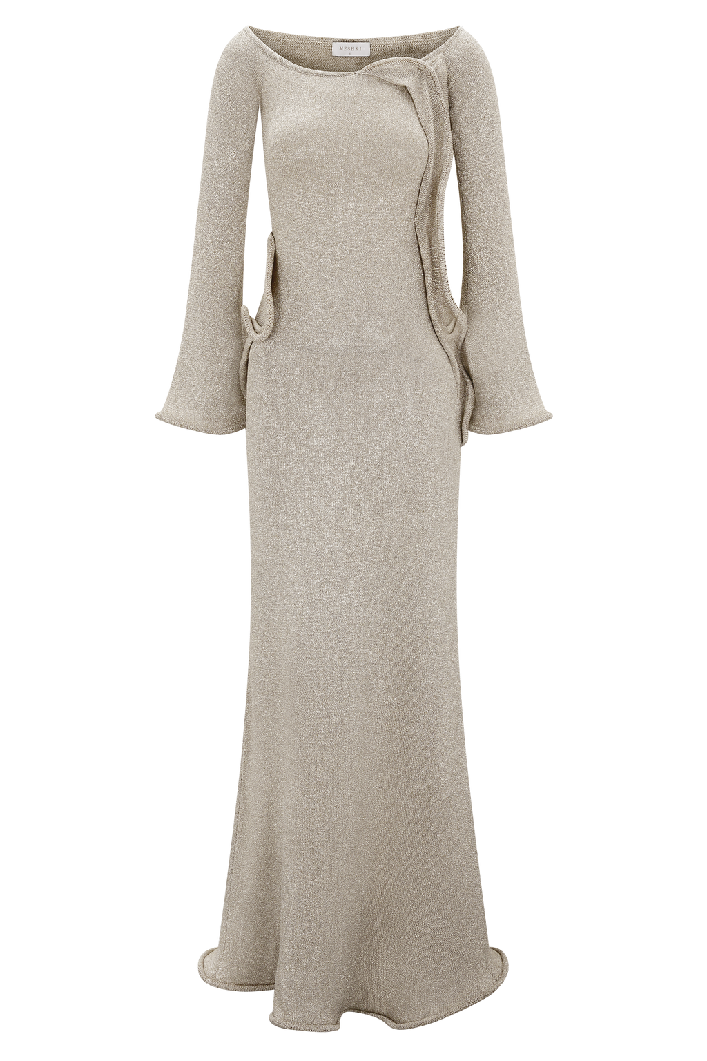 Sandrine Lurex Knit Maxi Dress - Gold