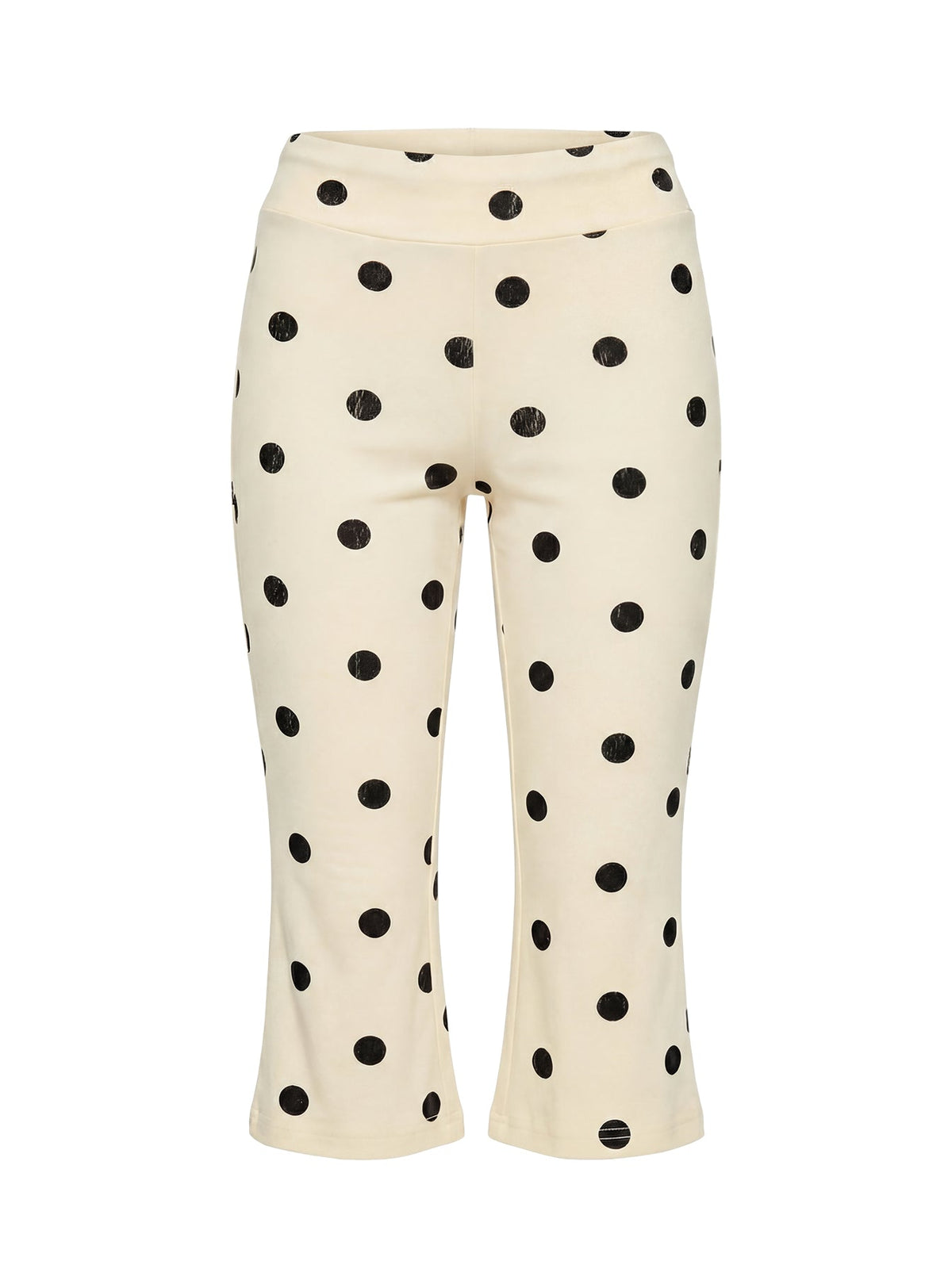 Samaira Capri Pant Cream Polka Dot