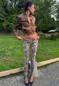 VIXEN PANT - SEQUIN PYTHON