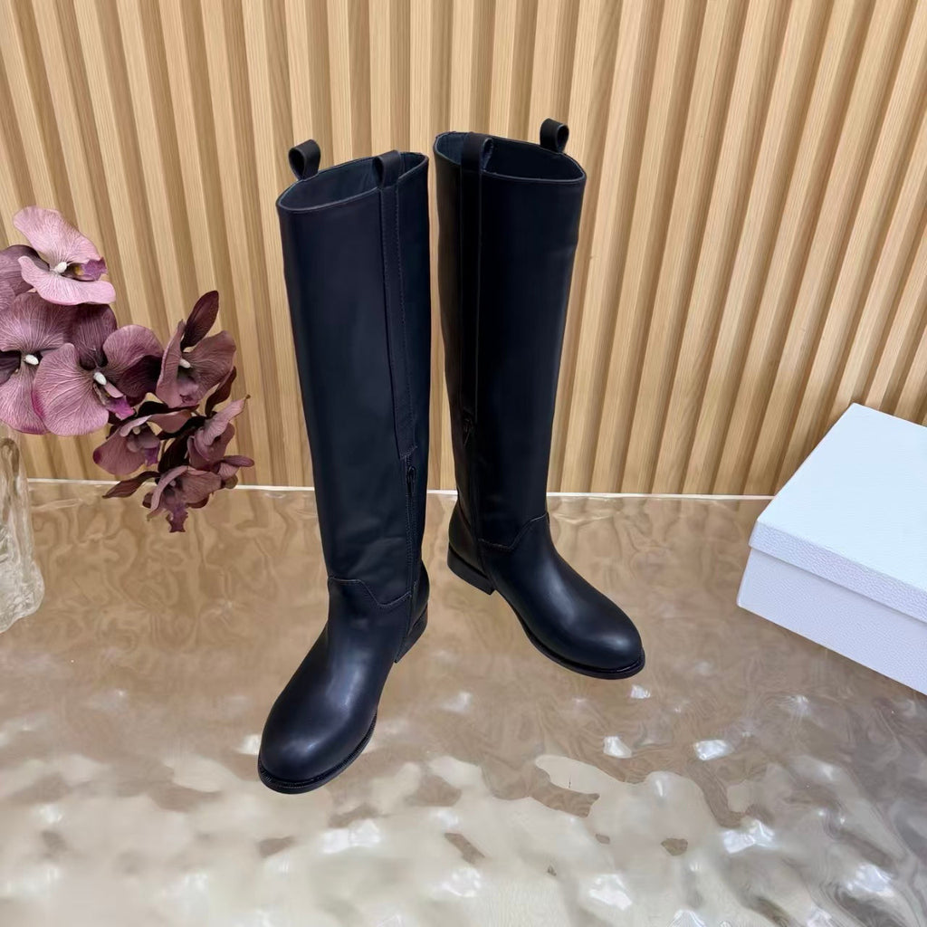 Dior 2026 Diorly Boot Black Shiny Calfskin