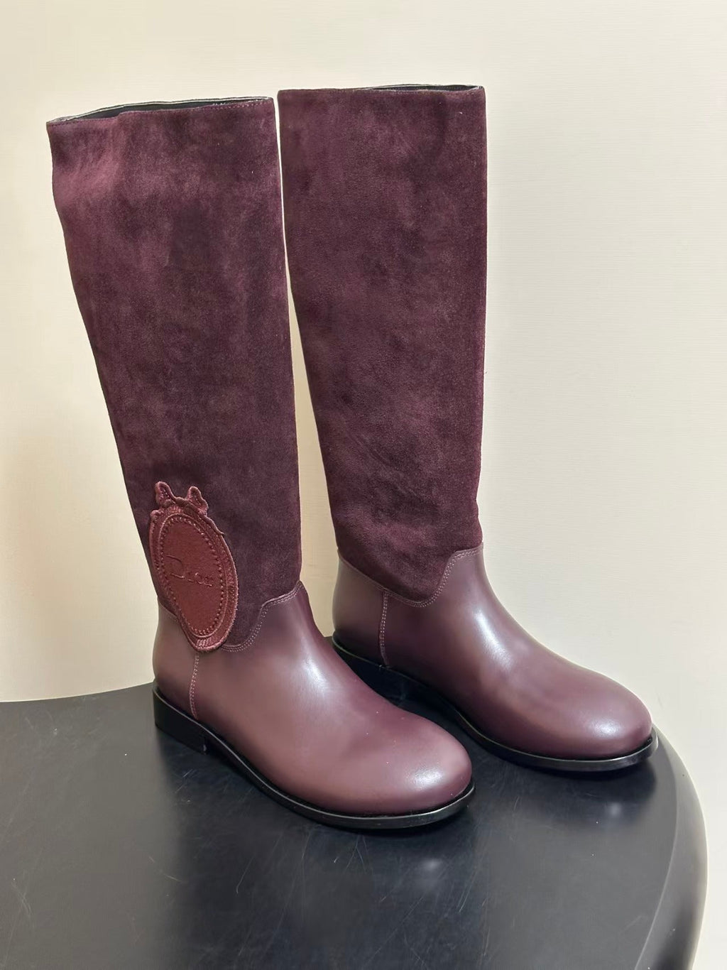 Dior 2026 Knee-High Boots Suede Leather 955993