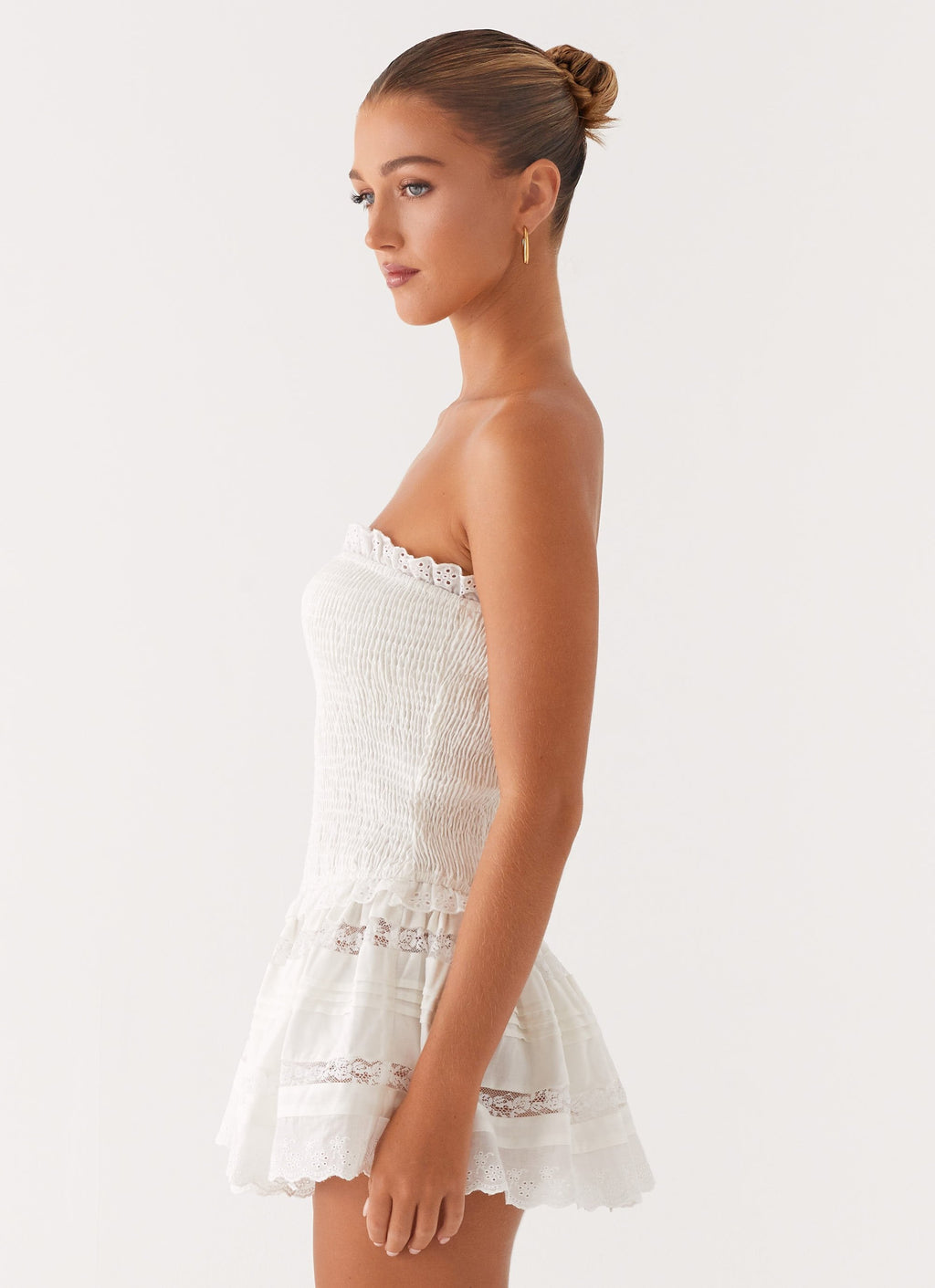 Kimia Mini Dress - White