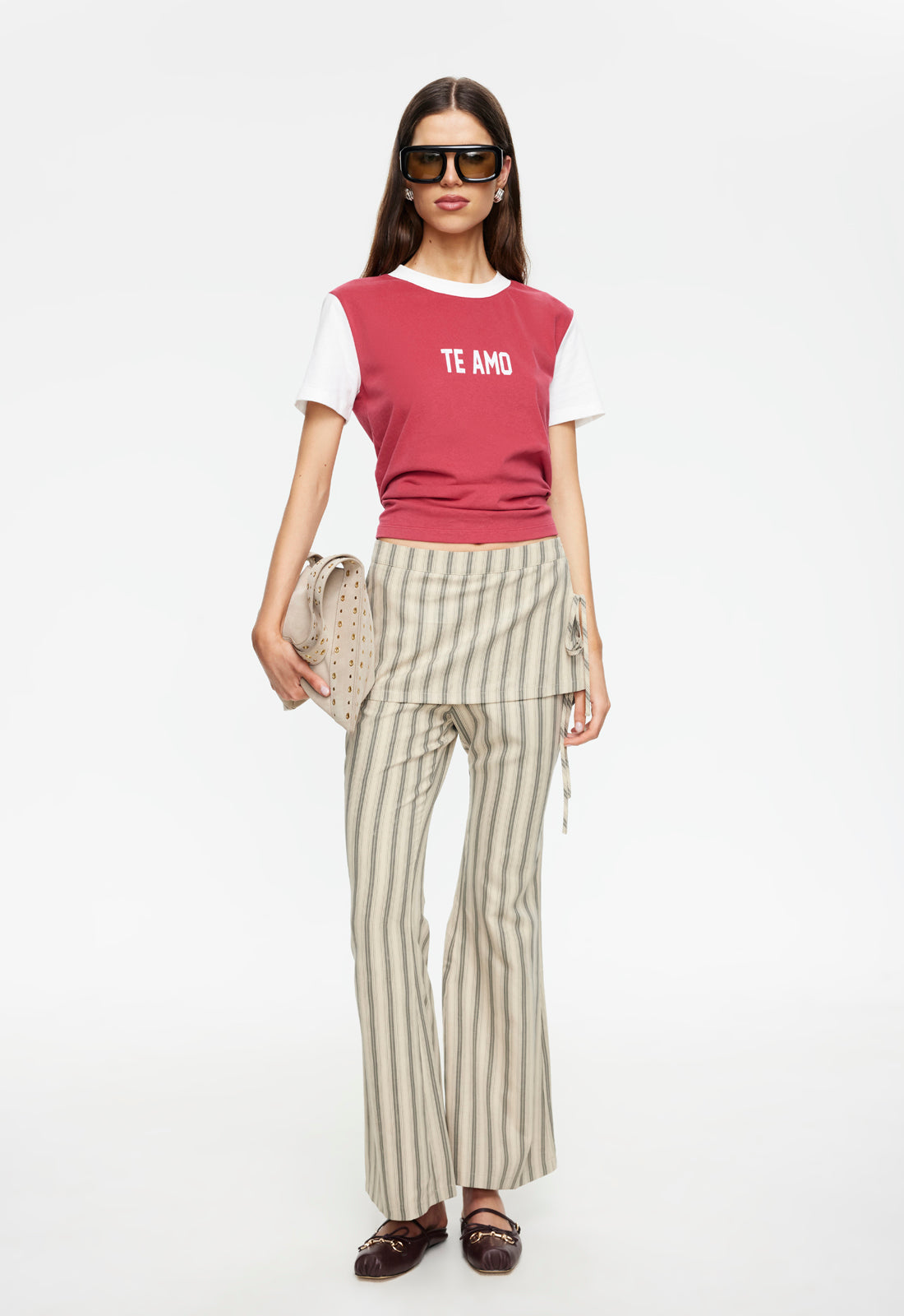 ALPINE PANT - BEIGE STRIPE