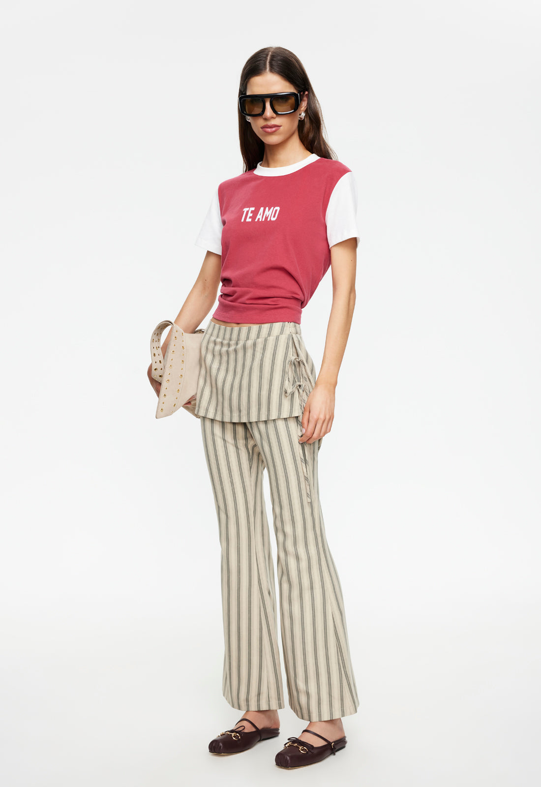 ALPINE PANT - BEIGE STRIPE