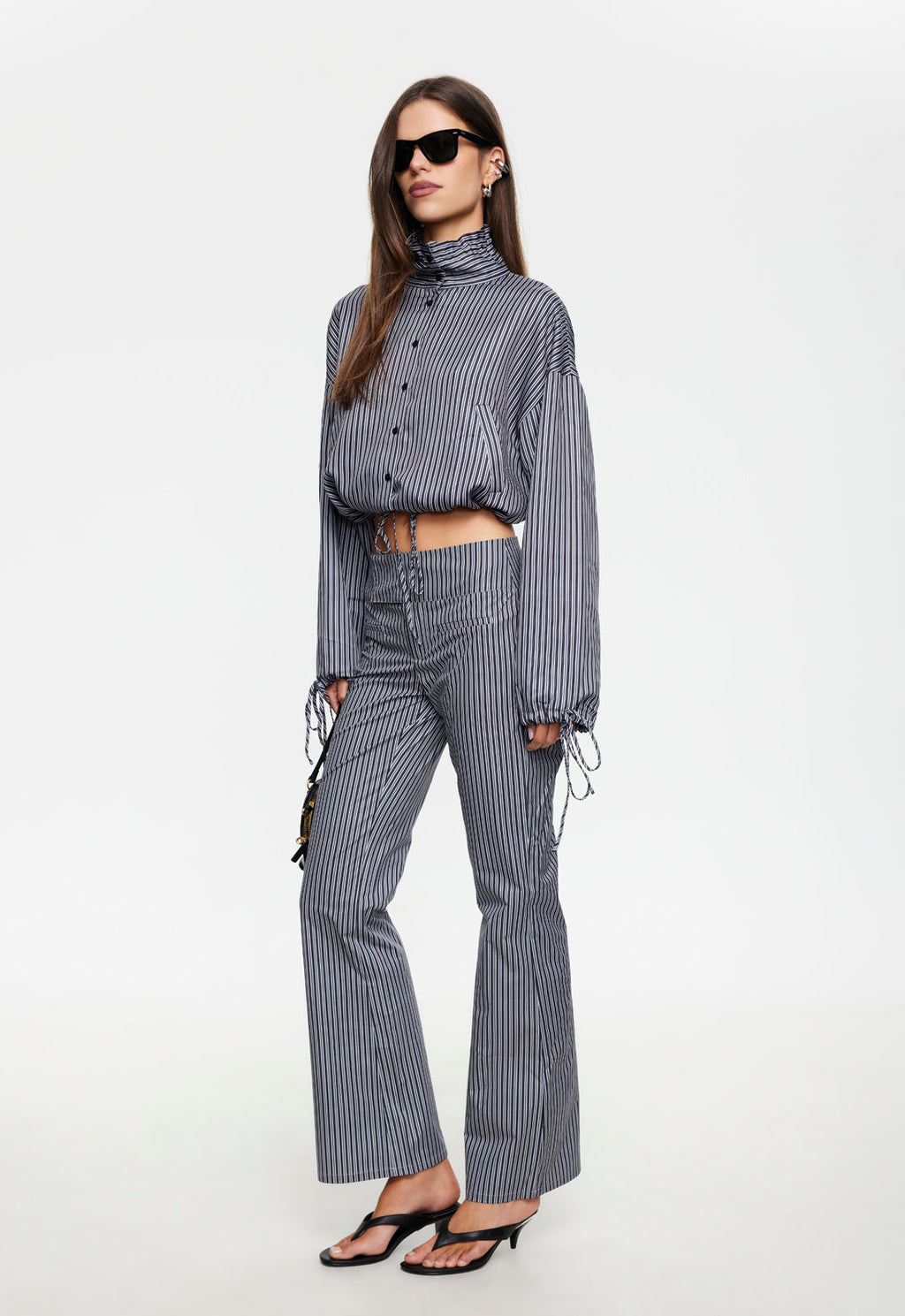 TOTTI PANT - SLATE STRIPE