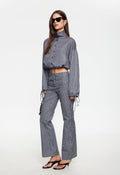 TOTTI PANT - SLATE STRIPE