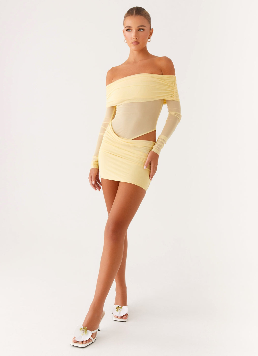 No Doubt Mini Dress - Yellow