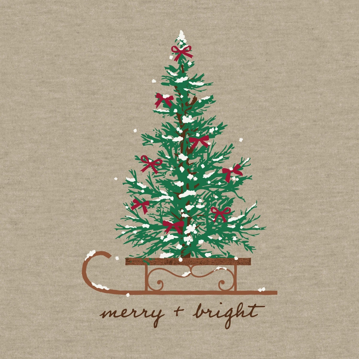 Sleigh Ride Norman Long Sleeve Tee