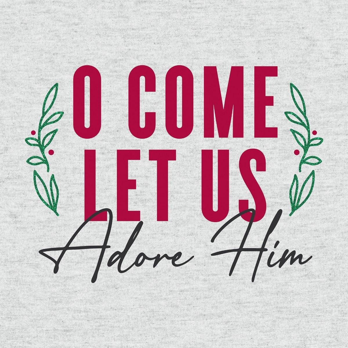 Adore Him Melange Long Sleeve Tee