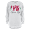 Adore Him Melange Poncho Fleece