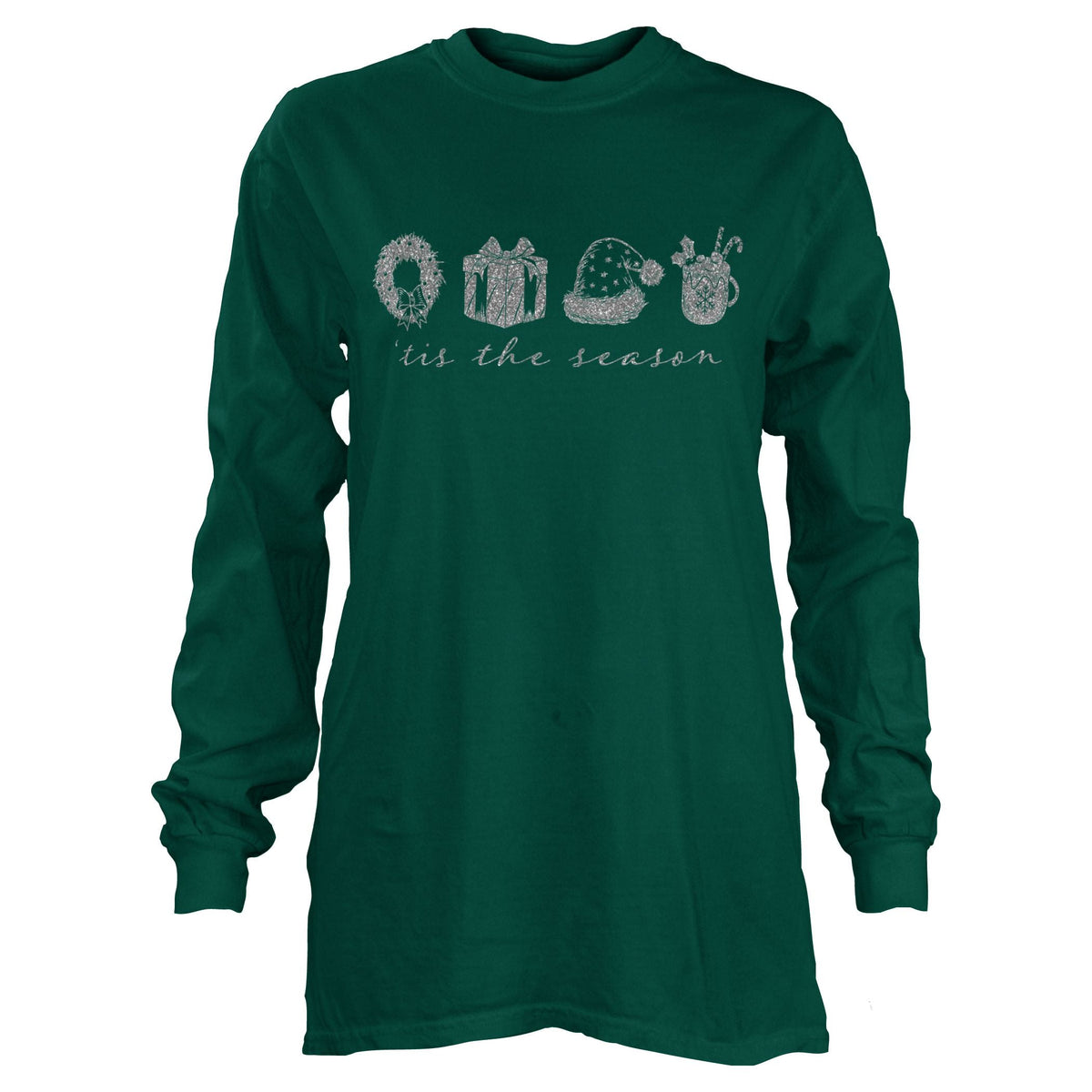 Christmas Sketch Unisex 100% Cotton Tee