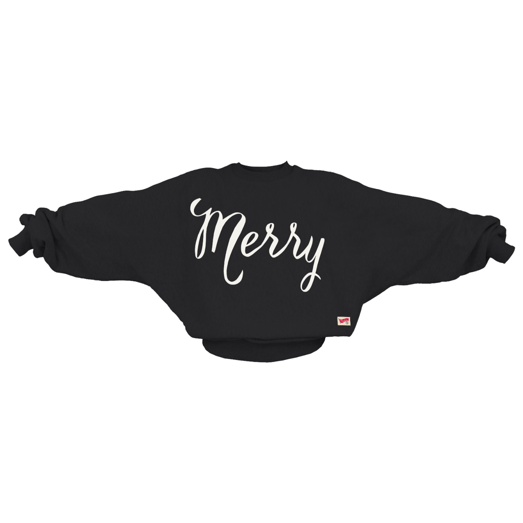 Merry Screen Printed Flannigan Fleece