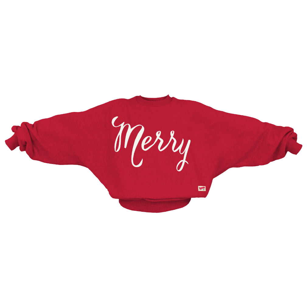 Merry Screen Printed Flannigan Fleece