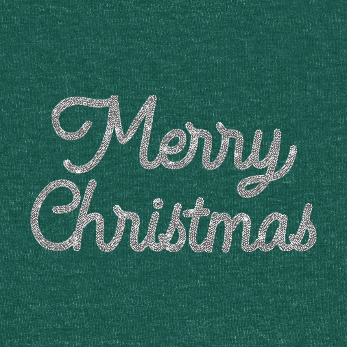 Glimmer Merry Christmas Melange Poncho Fleece