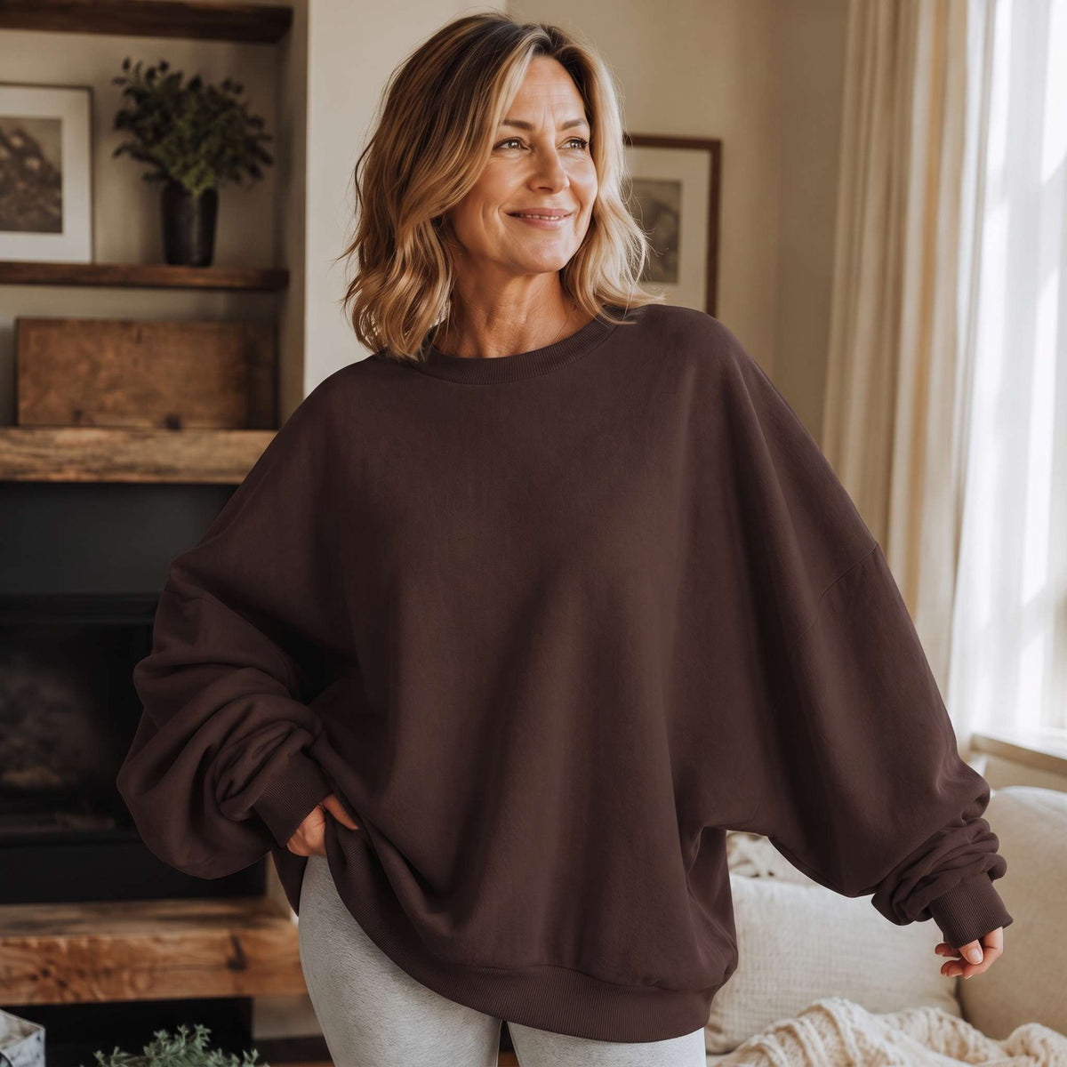 Flannigan Solid Oversized Fleece