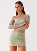 Zenni Mini Dress - Sage