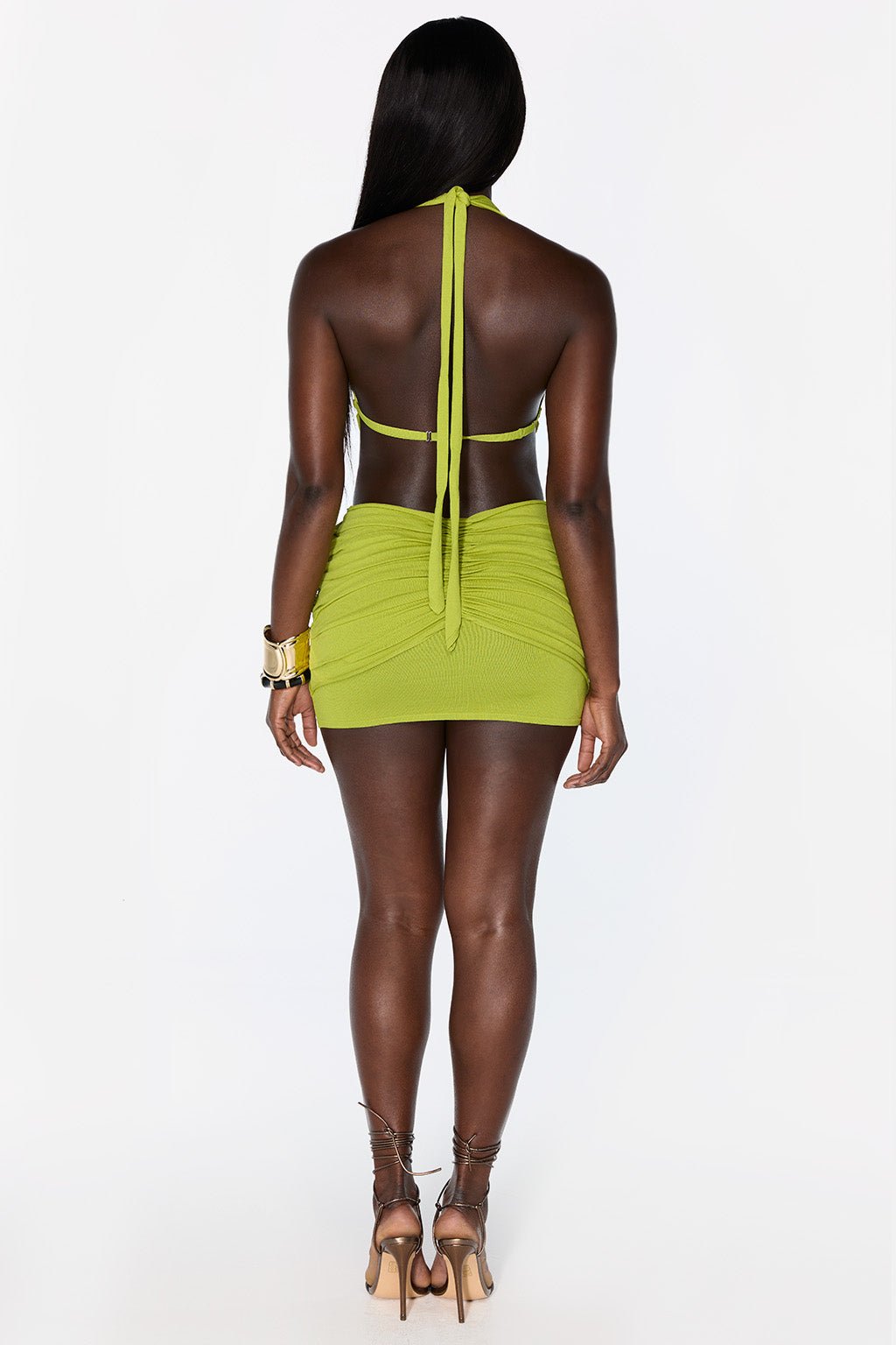CITRINE KNIT MINI DRESS