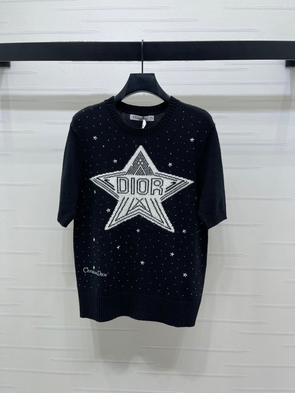 Dior 2026 Logo Star Short-Sleeve Shirt Wool