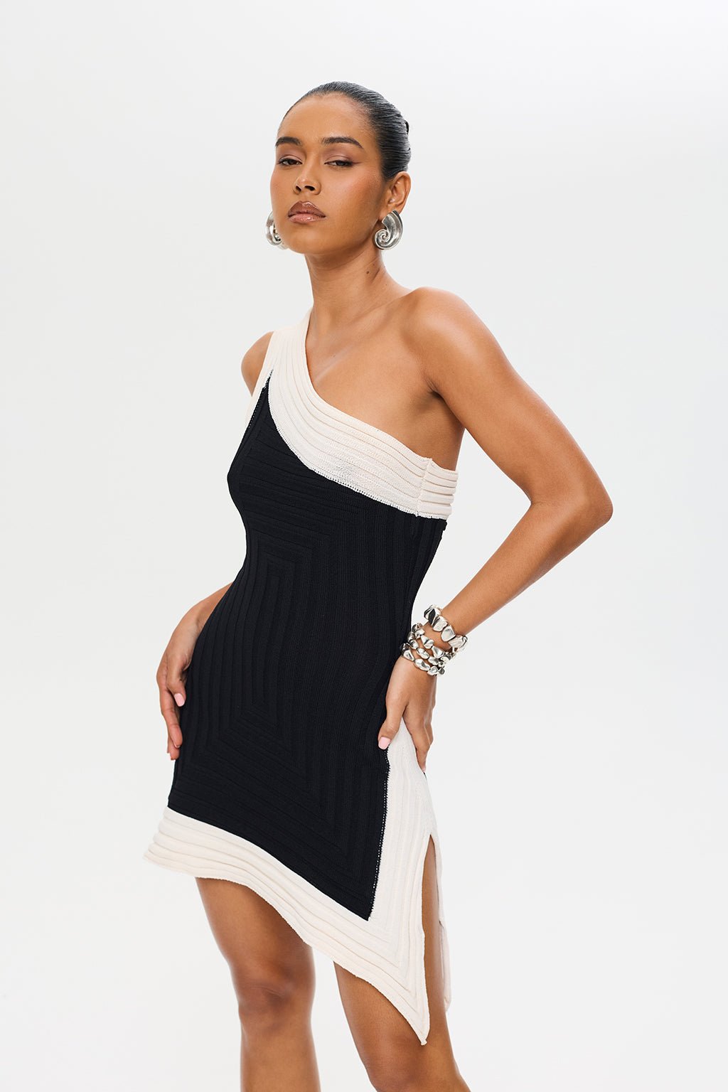 COVE KNIT MICRO MINI DRESS