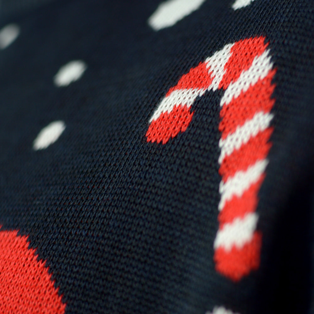Womens Blue Gingerbread Ugly Christmas Sweater