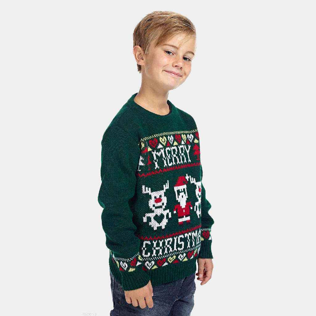Womens Navy Blue Merry Ugly Christmas Sweater