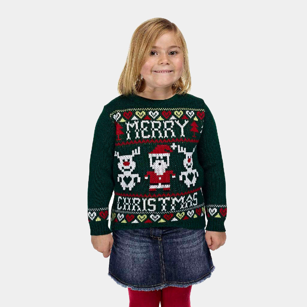 Womens Navy Blue Merry Ugly Christmas Sweater