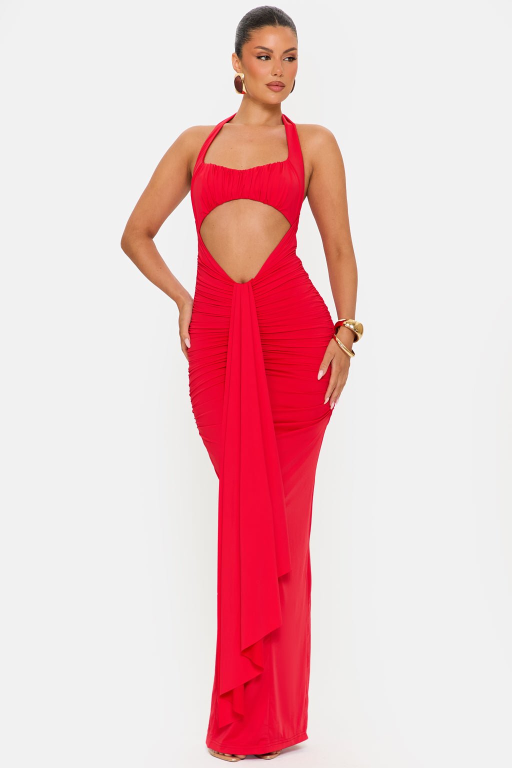 HIBISCUS MAXI DRESS