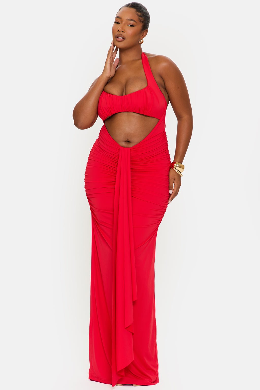 HIBISCUS MAXI DRESS