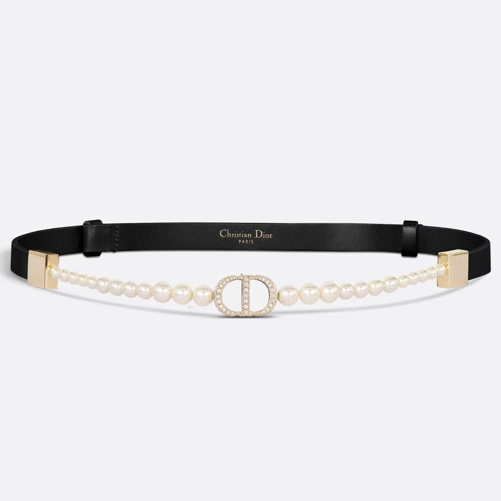 Dior 2026 Montaigne Pearls Belt 18mm 184997
