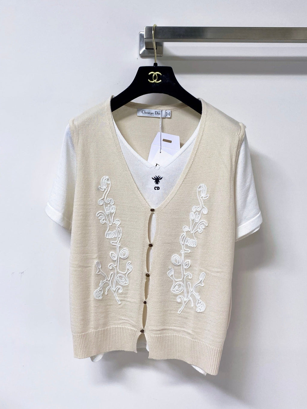 Dior 2026 Layered-look Knit Top Polyamide 442953