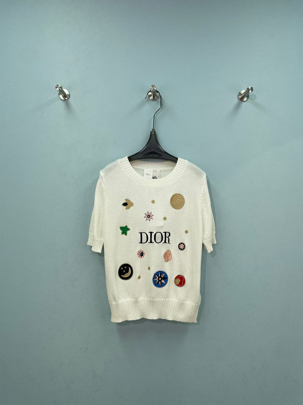 Dior 2026 Knit Short-sleeved Top Wool 757396