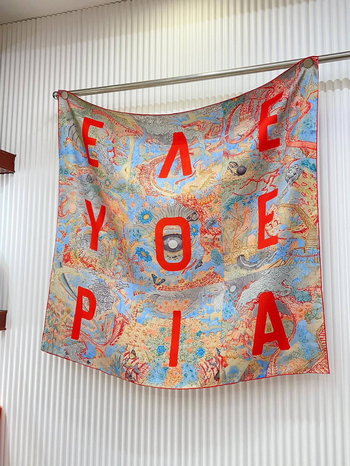 Eleftheria Scarf 90 CM In Colorful Silk Twill 193835