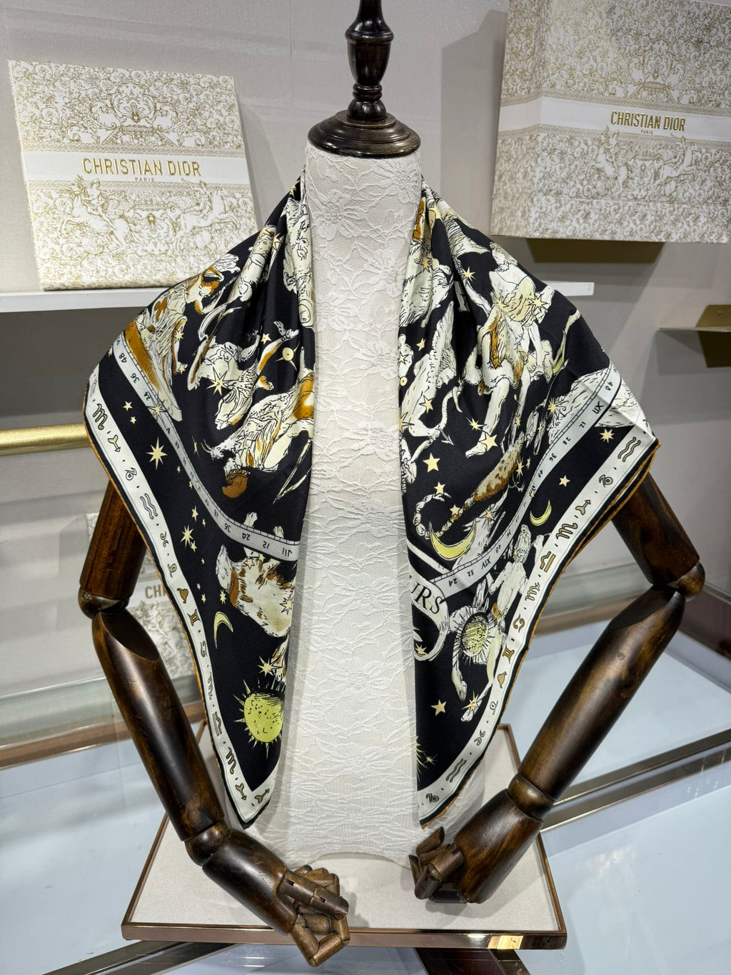 Dior 2026 Night of Dreams Scarf 90cm Silk 198297