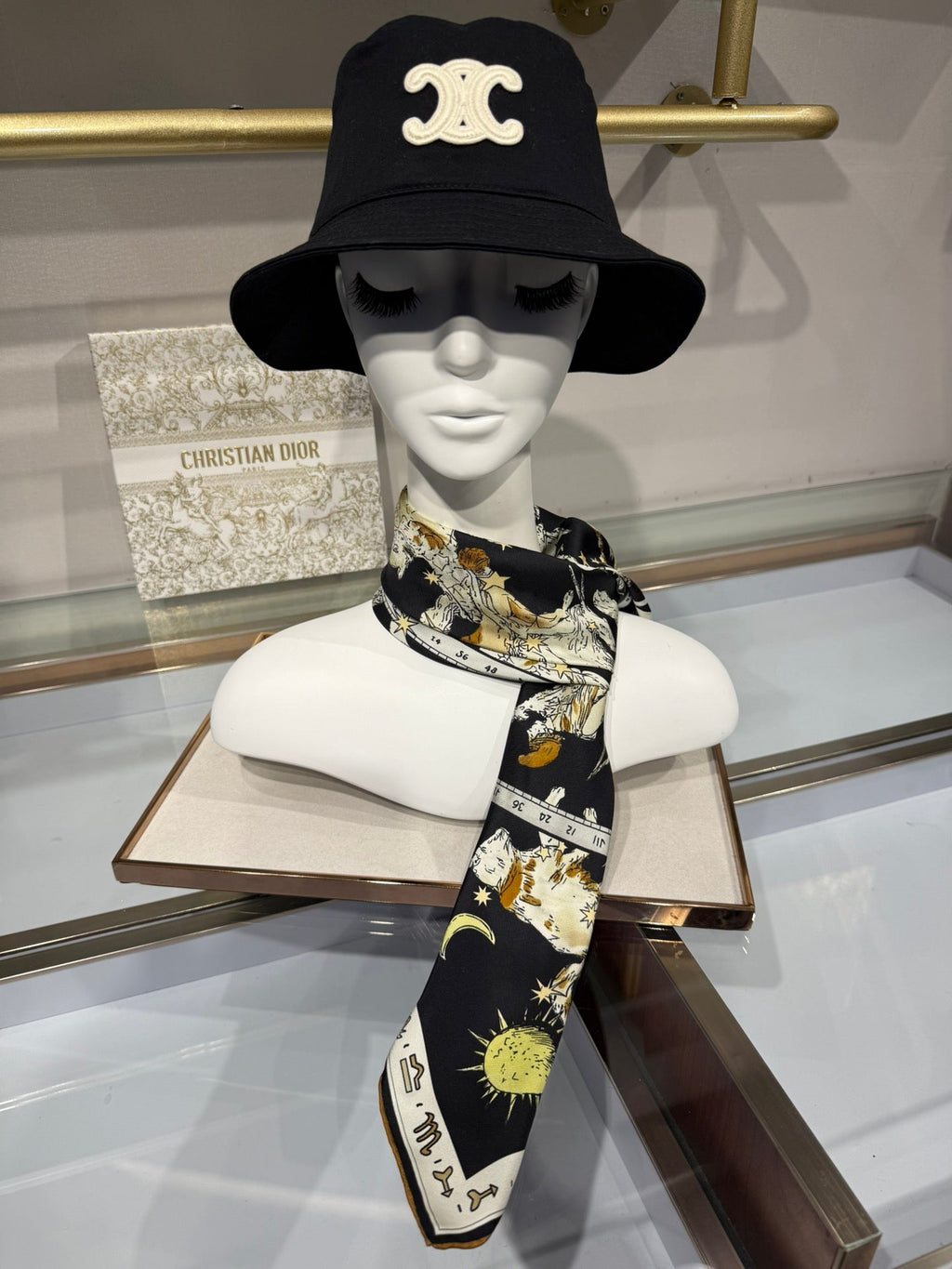 Dior 2026 Night of Dreams Scarf 90cm Silk 198297