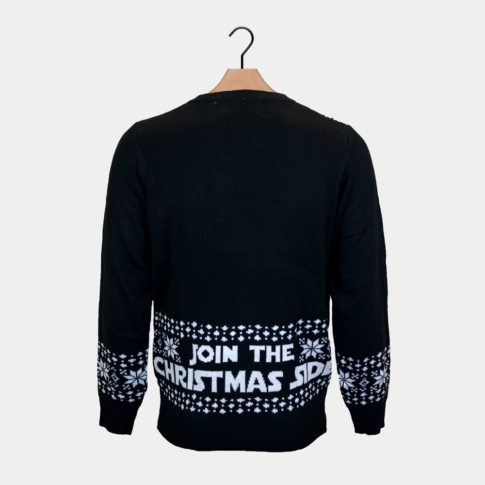 Womens LED light-up Ugly Christmas Sweater Join the Christmas Side